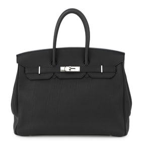 Hermes Birkin 35 Black Togo Leather with N Stamp,