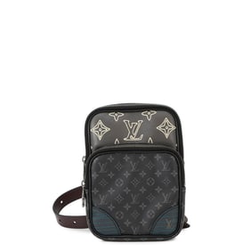 Louis Vuitton Monogram Eclipse Amazon Sling Bag M45439 Black