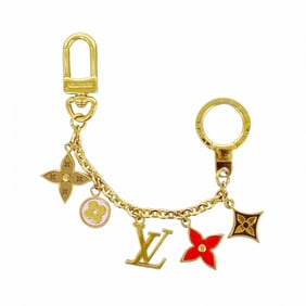 Louis Vuitton Keychain Chain Spring Street M00540 Gold Multicolor Women's