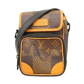 Louis Vuitton Damier Giant LV Squared Shoulder Bag, Amazon N40357, Ebene, Women's