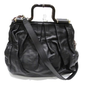 Bally Leather GG-H1 Bag Tote Shoulder Women's