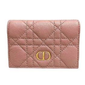 Christian Dior Dior Cannage Glycine Wallet S5132UWHC M413 Bi-fold wallet for women