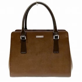 Burberry Brown Leather Bag Handbag for Women