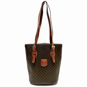 CELINE Macadam pattern bucket bag, tote shoulder women's