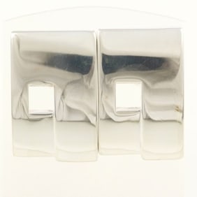 Gucci silver earrings, total weight approx. 16.1g