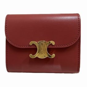 CELINE Triomphe Small Flap Wallet Tri-fold for Women