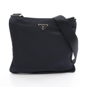 PRADA Shoulder Bag, Nylon, Women's, Navy