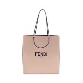 FENDI Fendi Pack Medium Bag Tote Leather Women's Pink Black 8BH383