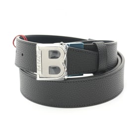 BALLY B Buckle Belt Clothing Leather Men's Black 59057219309