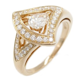 BVLGARI Diva Dream Shape Ring, K18PG (pink gold), diamond, ladies, clear