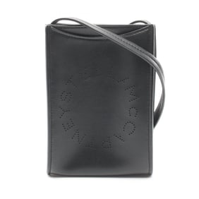 Stella McCartney Shoulder Bag, Faux Leather, Women's, Black, 700136