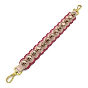 FENDI Handle Strap Leather Women's Pink