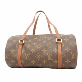 Louis Vuitton Monogram Papillon 26 Handbag M51386 Brown Women's