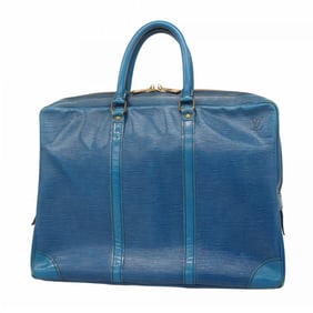 Louis Vuitton Epi Porte-Document Voyage Bag M54475 Toledo Blue Men's