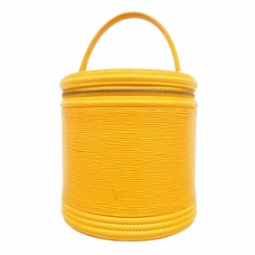 Louis Vuitton Epi Cannes Handbag M48039 Jaune Women's