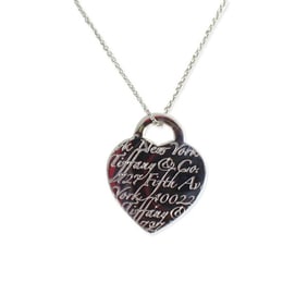 TIFFANY 925 Notes Heart Pendant Necklace