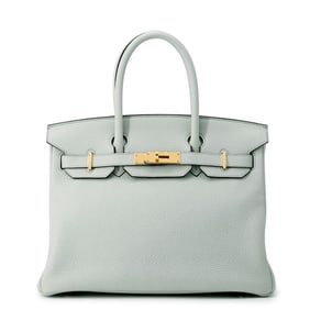 Hermes Birkin 30 Blue Pale Togo U Stamp HERMES Handbag