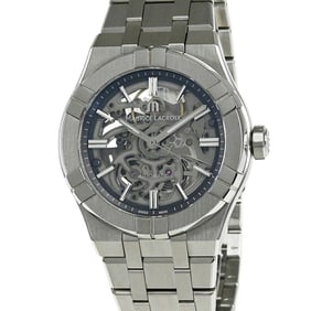 MAURICE LACROIX Aicon Automatic Skeleton Watch, 39mm, AI6007-SS002-030-1