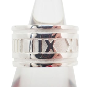 TIFFANY 925 Atlas Wide Ring, size 12