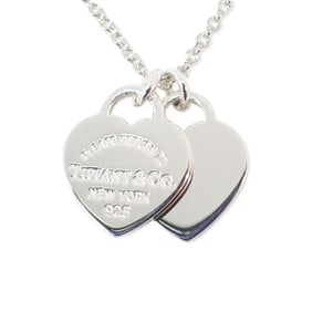 TIFFANY 925 Return to Tiffany Double Heart Tag Pendant