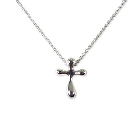 TIFFANY 925 cross pendant necklace