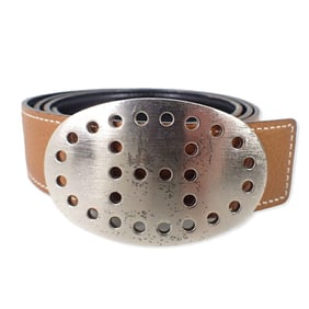 HERMES Evelyn Leather Belt