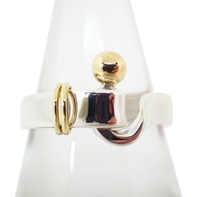 TIFFANY 925 750 Hook & Eye Combination Ring Size 13