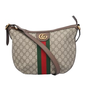 Gucci Ophidia Shoulder Bag in GG Supreme Canvas (598125) Beige, Women's