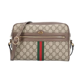 Gucci Small Ophidia Shoulder Bag in GG Supreme Canvas (517080) Beige, Women's