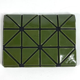 ISSEY MIYAKE BAOBAO BB71-AG711-65 Business Card Holder/Card Case, Pass Men's/Women's, Khaki