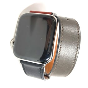 HERMES WR-50M GPS + Cellular Model Apple Watch Series 5 40mm Smartwatch with Double Strap Leather