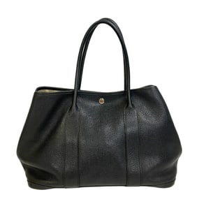 HERMES Garden PM Negonda Tote Bag in Black
