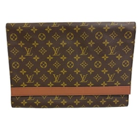 LOUIS VUITTON M51801 Porto Envelope Monogram Clutch Bag/Second Bag - Brown Men's