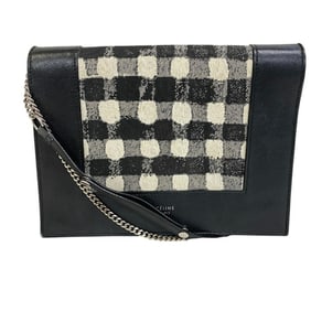 CELINE Phoebe Chain Shoulder Bag, Women's, Black