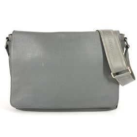 LOUIS VUITTON Taiga Roman MM M32623 Crossbody Flap Messenger Bag Shoulder in Leather, Glacier Gray,