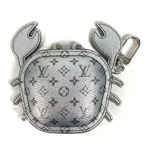 LOUIS VUITTON M02529 Monogram LV Club Crab Bag Charm Wallet/Coin Case Pouch Keychain Leather Women's
