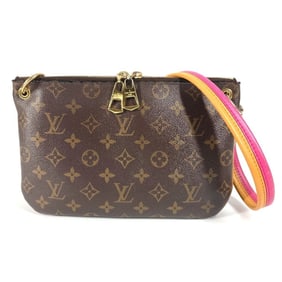 LOUIS VUITTON M44053 Monogram Loretta Crossbody Pochette Shoulder Bag in Canvas, Brown