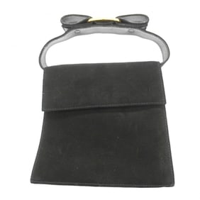 Salvatore Ferragamo Vara handbag in black suede for women