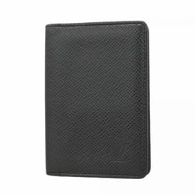 Louis Vuitton Taiga Pocket Organizer Card Case M30512, Ardoise Men's