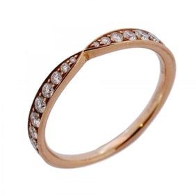 Tiffany Harmony Ring, 18K Pink Gold with Diamonds, Size 9, Women's