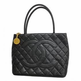 Chanel Reissue Tote Bag, Caviar Skin, Black, Women's