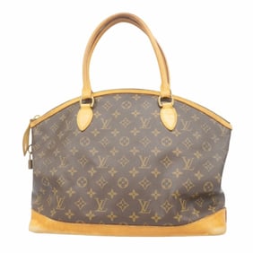 Louis Vuitton Monogram Lockit Horizontal Tote Bag M40104 Brown Women's