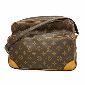 Louis Vuitton Monogram Nile Shoulder Bag M45244 Brown Women's
