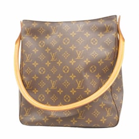 Louis Vuitton Monogram Looping GM Shoulder Bag M51145 Brown Women's