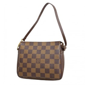 Louis Vuitton Damier True Makeup Pouch N51982 Ebene Women's