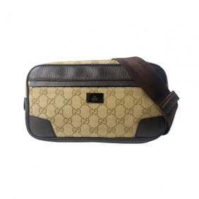 Gucci Men's Body Bag/Waist Pouch in GG Canvas