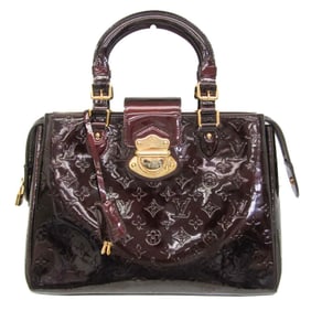 Louis Vuitton Monogram Vernis Melrose Avenue M93757 Women's Handbag Amarante