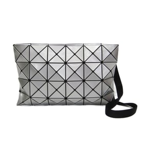 Issey Miyake BAOBAO BB81-AG054 Women's Polyvinyl Shoulder Bag Silver