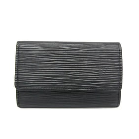 Louis Vuitton Epi 6 Key Holder M63812 Women,Men Epi Leather Key Case Noir