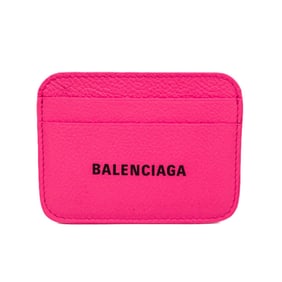 Balenciaga Cash Card Holder 593812 Leather Card Case Pink